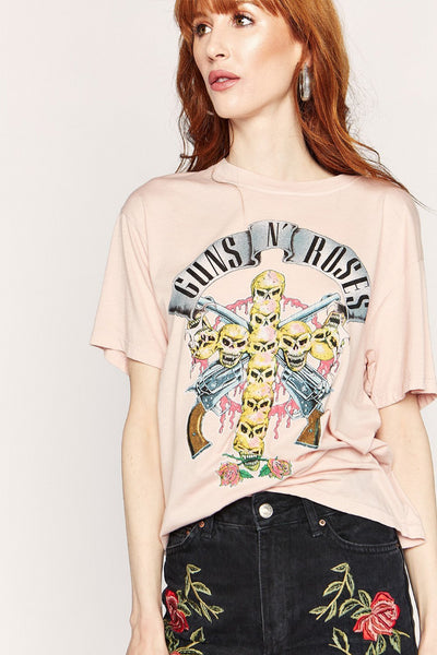 Guns N' Roses Skull Boyfriend Tee - Rude Society