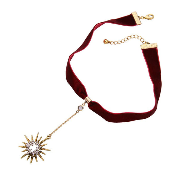 VELVET STAR CHOKER - Rude Society