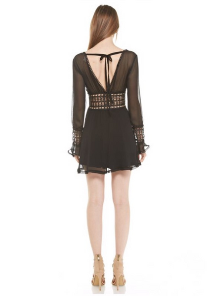 LELE MINI BLACK DRESS - Rude Society