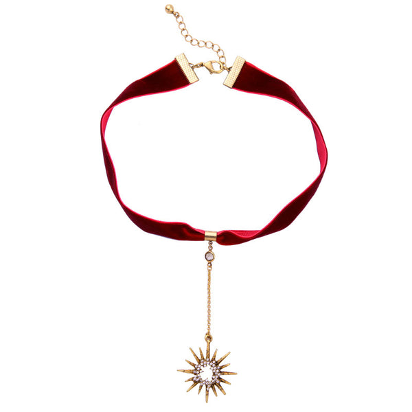 VELVET STAR CHOKER - Rude Society